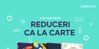 Promoție cu reduceri de până la 70% pe Litera.ro Reduceri ca la carte Litera.ro