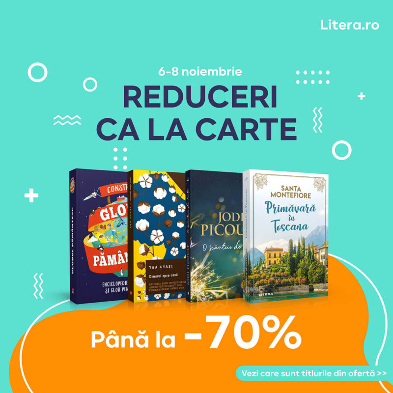 Promoție cu reduceri de până la 70% pe Litera.ro Reduceri ca la carte Litera.ro
