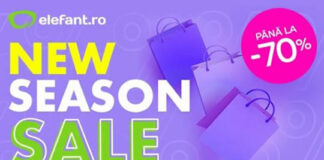 Promoția New Season Sale pe Elefant! 2-5 Iunie 2021 new season sale