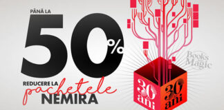 Promoția Aniversare Nemira30! 13-30 Iulie 2021 Carti de citit aniversare nemira